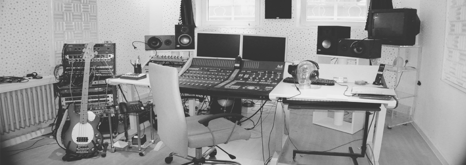 Das Aufnahmestudio der KlangFabrique